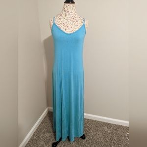 Turquoise maxi dress